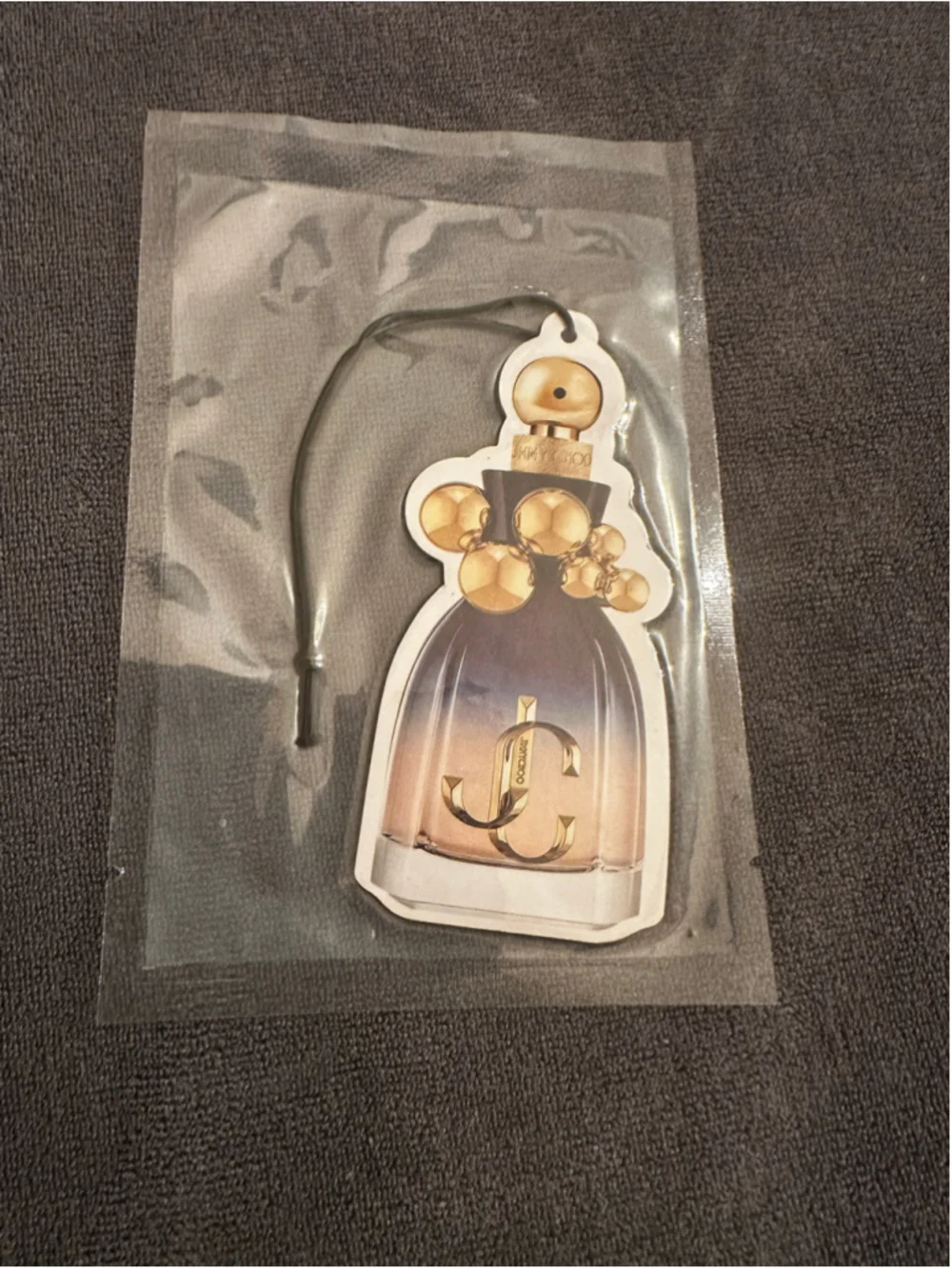Jimmy Choo Women's Perfume Bottle Air Freshener Gold Beige